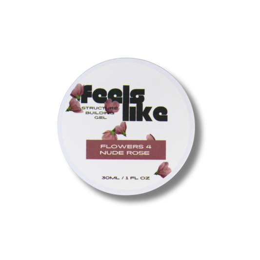 Feels Like Structure Builder Gel Flowers 4 “Nude Rose” 30ml