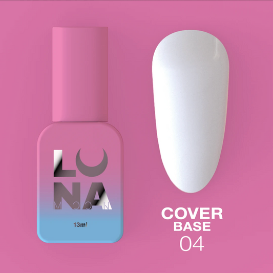LunaMoon Cover Base 4, 13ml, White