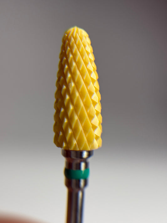 Ceramic Corn E-File Nail Drill Bit - Extra Course(Green)